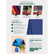 Ottertex® Waterproof Tear / Abrasion Resistant 200D (8.7oz) DWR & PU Coated PFSA Free Polyester Ripstop Fabric By The Yard (White, 1 Yard)