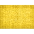 thumbnail image 1 of Ahgly Company Indoor Rectangle Abstract Yellow Contemporary Area Rugs, 7' x 9', 1 of 4