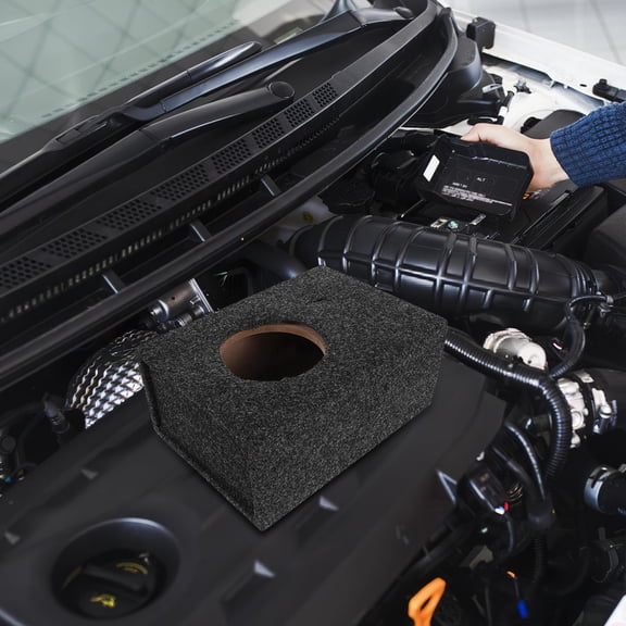 ETEREAUTY Compact Square Speaker Cabinet for Truck Subwoofer with Optimized Acoustic Design