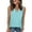 Light Green, variant on MORTTIC Women's Sleeveless V-Neck Tank Top Lightweight Loose Fit Summer Tee for Casual Days, Travel, S