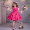 thumbnail image 2 of Vestido de Cumpleaños para Niñas Color Sólido sin Mangas Correa de Hombro Vestido de Princesa para Niñas Falda Plisada de Moda, 2 of 9