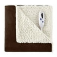 thumbnail image 4 of Biddeford Blankets Micro Mink and Sherpa Heated Blanket, 4 of 4