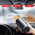 thumbnail image 3 of Car Heater 12V 200W Plug In Car Heaters 2 In 1 Portable Car Heater & Car Fan Car Windshield Demister With 180 ° Brackets Fast Heating Defrost, 3 of 4