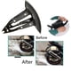 thumbnail image 4 of Guardabarros trasero para motocicleta, universal, para scooter, soporte y cubierta trasera (negro), 4 of 5