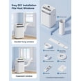 thumbnail image 6 of Patiosunny Portable Air Conditioner 14000 BTU (10000 BTU DOE), Standing AC Unit with DIY Window Kit, 6 of 7