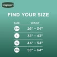 thumbnail image 2 of Ropa interior para adultos para incontinencia Depend Fresh Protection Men, 2 of 7
