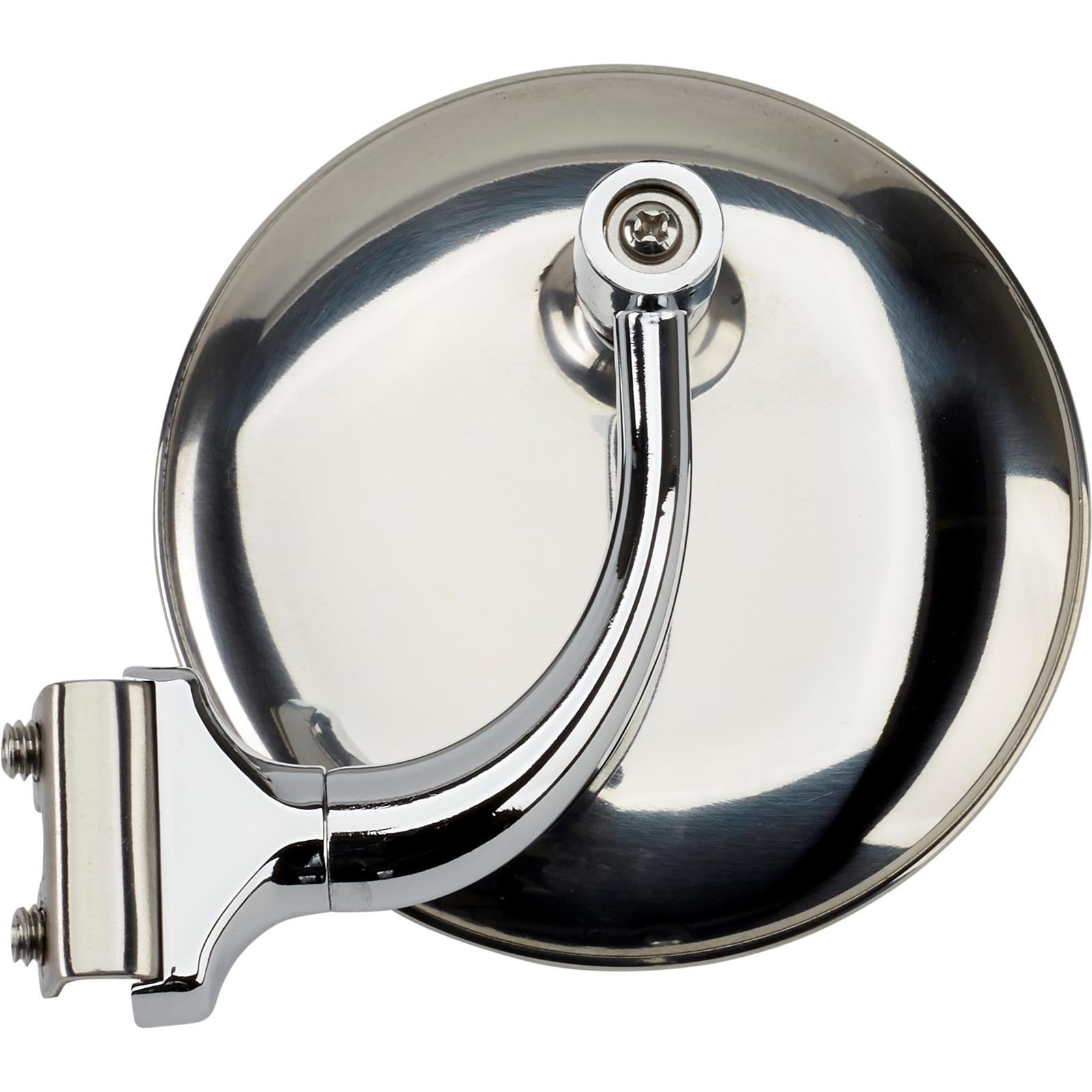 Universal Reversible Rear-View Door Peep Mirror, 4 Inch