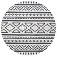 thumbnail image 2 of Safavieh Burko Roseann Southwestern Area Rug, Ivory/Black, 6'7" x 6'7" Round, 2 of 11