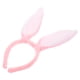 thumbnail image 5 of Diademas con orejas de conejo de peluche (rosa y blanco), 5 of 5