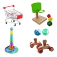thumbnail image 4 of Juego de 6 piezas de juguetes para loros, juguetes para masticar, pequeño cubo, juguete de baloncesto para pájaros, juguetes para masticar pájaros, 4 of 9