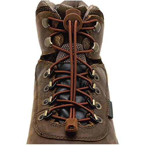 tying boot laces