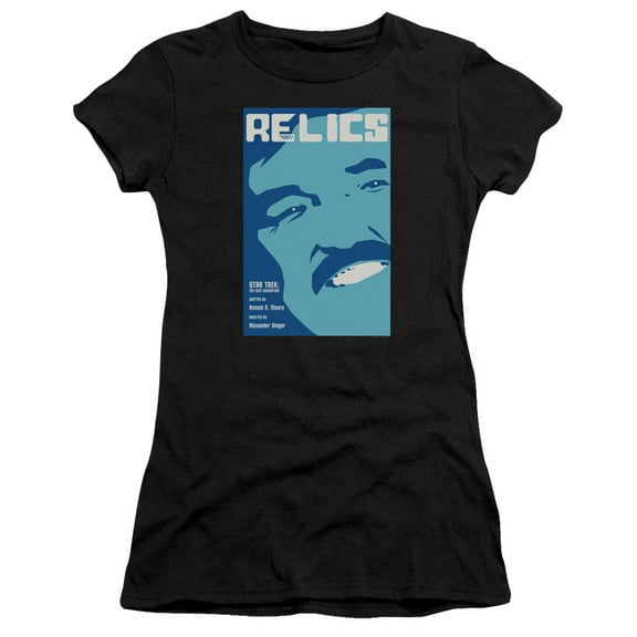 Star Trek Tng Season 6 Episode 4 Junior Women's Sheer T-Shirt Black