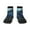3 Black, variant on Underwater Dolphin Pattern Quarter Crew Socks,Toe Seamed Ankle Socks,Cotton Cushioned Breathable Athletic Crew Sports Socks