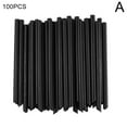 thumbnail image 6 of seebee 100x Straws Extra Wide Fat Jumbo Boba Bubble Tea Smoothie Drinking Straws 1, 6 of 8