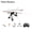 Three Electrics, variant on Rc Paper Airplane Kit with Gyro Stabilizer,DIY Electric Remote Control Plane with Dual Propellers, Lightweight Foldable Flying Toy Micro Fixed Wing Drone