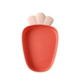 thumbnail image 1 of Trayknick Adorable Strawberry Shape Fruit Plate Bright-colored Bright-colored Plastic Food Plate for Home, 1 of 13
