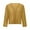 Yellow, variant on Women's Sequin Knit Cardigan, Metallic Sparkle Open Front Jacket, Lightweight Long Sleeve Cover Up, Shimmering Thin Cover Cardigan, Casual Evening Wear Top Yellow L