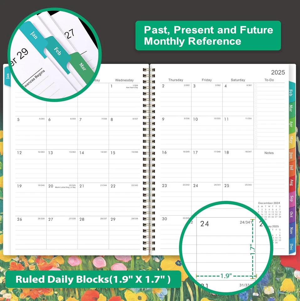 2025 Planner - 2025 Planner Weekly And Monthly, January 2025-December 2025, Larg