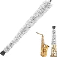 thumbnail image 2 of J-063 Saxophone Cleaning Brush With Rubber Tip 21 Inch Absorbent Dense Thread Tool For Wind Instrument Maintenance Non Slip Handle Rope For Alto Sax Accessories 53.5 X 7 Inches, 2 of 9
