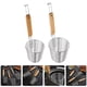 thumbnail image 2 of 2pcs Stainless Steel Noddles Drainer Spoon Practical Kitchen Pasta Colander Fine Mesh Design Filter Spoon, 2 of 4