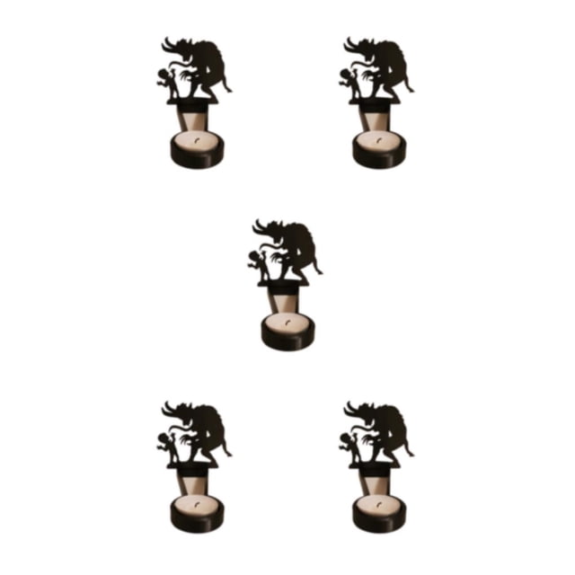 braveheart Rustproof Coating Candle Holders For Durability Halloween Decoration Exquisite Craft Candlestick A 5Set