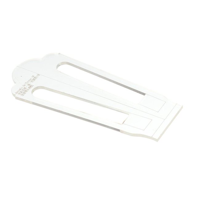 Plantilla de modelado de molde de clavijero de guitarra DIY perfke Plantilla de cabezal de guitarra 175x65x4mm