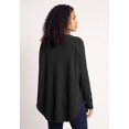 thumbnail image 2 of Ellos Plus Size Scoopneck Long Sleeve Pullover Poncho Sweater, 2 of 4