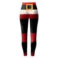 thumbnail image 6 of TTUHYWXI Women's Funny Printed Ugly Christmas Leggings Soft Stretchy Holiday Tights (Black, XL), 6 of 7