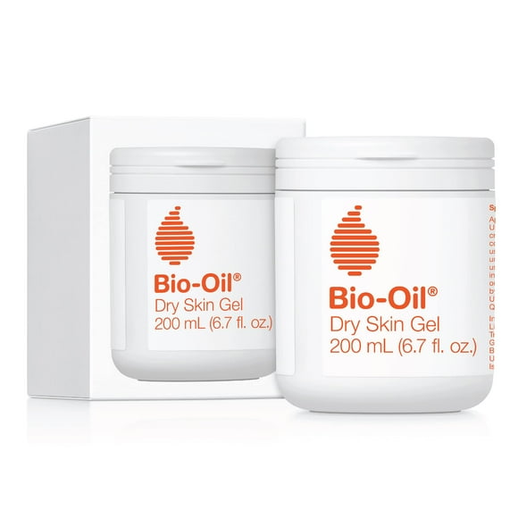 Bio-Oil Dry Skin Gel, Face and Body Moisturizer, Fast Absorbing Hydration, with Soothing Emollients and Vitamin B3, Non-Comedogenic, 6.7 oz