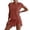 Brick Red, variant on Two Piece Skirt Sets for Women 2026 Summer Travel Outfits Tennis Skirt Crew Neck Top Workout Tracksuits Short Sets