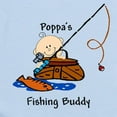 thumbnail image 2 of CafePress - Poppa's Fishing Buddy Infant Bodysuit - Baby Light Bodysuit, Size Newborn - 24 Months, 2 of 4
