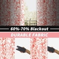 thumbnail image 5 of DriftAway Julia Watercolor Blackout Room Darkening Grommet Lined Thermal Insulated Energy Saving Window Curtains 2 Layers 2 Panels, 5 of 7