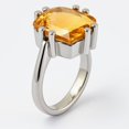 thumbnail image 6 of Hanna Boya Cushion Cut Natural No Heat Citrine Ring, 11ct, 6 of 7