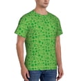 thumbnail image 2 of Bixox Men's St Patrick's Day Printed Short Sleeve Skinny Athletic T-Shirt, 2 of 6
