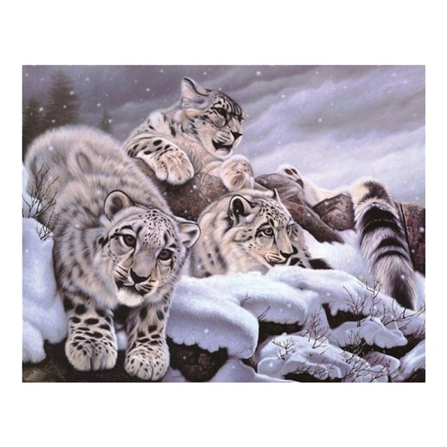 Diy 5d pintura diamante bordado animales cruz artesanía kit de costura tigre 2 Sunnimix Kits de pintura de diamante 5D