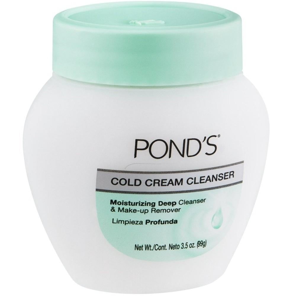 Ponds Cold Cream Deep Cleanser & Makeup Remover Cream 3.5 Oz.