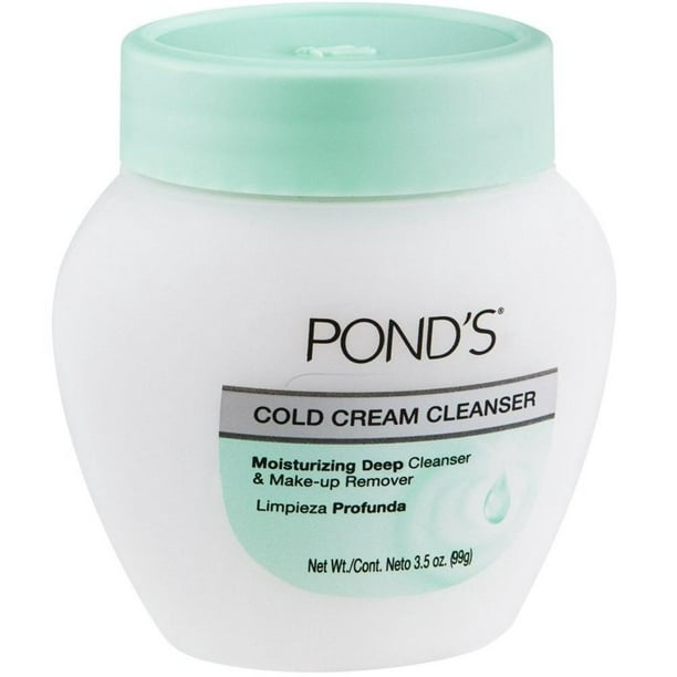 Ponds Cold Deep Cleanser & Makeup Remover Cream 3.5 Oz. - Walmart.com ...