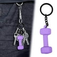 thumbnail image 4 of LanSuare Mini Dumbbell Keychain, Fitness Gym Enthusiast Gift, Weightlifting Keyring for Bag Backpack, Sports Lover Accessory, 4 of 8