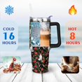 thumbnail image 4 of 40oz Dog Mom Tumbler - Leakproof Travel Coffee Mug with Handle - Cute Puppy Gift for Women Who Love Dogs - Double Wall Stainless, 4 of 7