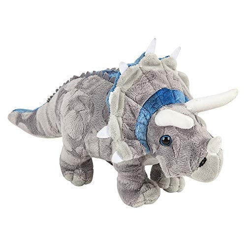 Rhode Island Novedad 13" Animal Den Triceratops Felpa Rhode Island Novelty Rhode Island Novelty