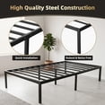 thumbnail image 2 of EDX 12 Inch Metal Platform Bed Frame with Steel Slats, No Box Spring Needed, Noise Free, Easy Assembly, Twin-XL, 2 of 8