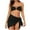 Black, variant on Women Swim Top with Built in Bra Swimsuit for Women One Piece Cute Flattering Swimsuit Swimsuits for Teens 2 Piece Swimsuit Women 2 Piece