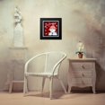 thumbnail image 4 of Allen, Kimberly 15x15 Black Modern Framed Museum Art Print Titled - Joy to The World Snowman, 4 of 5