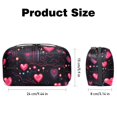 thumbnail image 5 of Valentine's Day Digital Storage Bag Pouch, Hard Drive Bag, Laptop Cord Organizer, Cable Organizer, Oxford Fabric Waterproof Electronics Travel Case - 5.9x9.44x3.14 in., 5 of 6