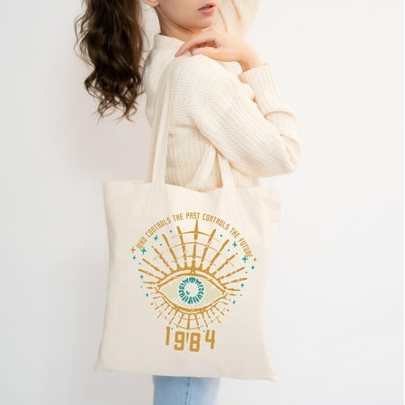 vintage 1984 George Orwell Control The Future Classic Tote Bag-TH38577