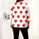thumbnail image 5 of TaTaai Gradient Plus Size Long Sleeved T-shirt, Women's Round Neck Lightweight Top, All Seasons Garment, Casual Daily Party Dating Work Home Vacation Birthday Outfit, Hand Wash Gift, 5 of 6