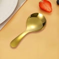 thumbnail image 4 of Kids Dessert Spoon Short Handle Stnless Steel Cake Ice Cream Pudding Spoon Children Utensil Safe Toddler Eating Spoon Small Teaspoon 4.05 Inch, 4 of 5