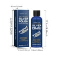 thumbnail image 3 of Silver Polish, Silver Cleaner 100Ml - Ecofriendly formula Removes Heavy Tarnish Effortlessly for Plated Instruments Gentle Long-Lasting Gloss Suitable, 3 of 6