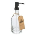 thumbnail image 3 of Heavyweight Glass Soap and Lotion Dispenser with Black Metal Pump - 12 ounce - by Jarmazing Products, 3 of 3