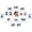 White, variant on 15 Pack Picture Frames Collage Wall Decor for Wall  or Tabletop, Gallery Wall Frame Set for Family, Multi Sizes Photo Frames Collage Including 3 count 8x10, 6 count 5x7, 6 count 4x6,